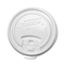Dixie Plastic Lids for Hot Drink Cups, 12 & 16 oz., White, 1000/Carton DXETB9542