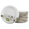Dixie Ultra Ultra Pathways Heavyweight Paper Plates, 8 1/2", Green/Burgundy, 125 per Pack DXESXP9PATHPK