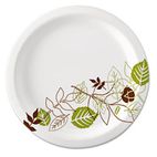 Dixie Ultralux Pathways Paper Plates, 5.875", WiseSize, 500/Carton DXEUX6WS