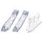 Dixie Wrapped Tableware/Napkin Packet, Plastic Utensil Set w/Napkin, White, 250/Carton DXECM26NC7