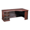 DMi Governors Left Corner "U" Workstation Credenza, 72w x 36d x 30h, Mahogany DMI7350581