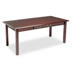 DMi Governors Series Table Desk, 72w x 36d x 30h, Mahogany DMI735088