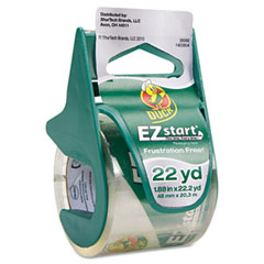Duck EZ Start Clear Packaging Tape - 1.88 In X 55 Yd - 8 Roll Bundle