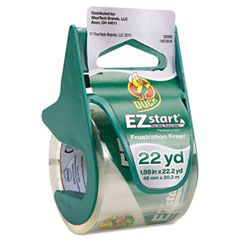 Duck EZ Start Carton Sealing Tape/Dispenser, 1.88" x 22.2 yards, 1-1/2" Core DUC07307