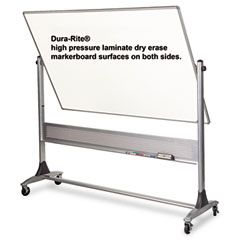 Dura-Rite Platinum Reversible Dry Erase Board, 72 x 48 BLT669RGHH