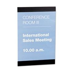Durable DURAFRAME Sign, 8 1/2 x 11 Insert, Black DBL489101