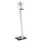 Durable Info Sign Duo Floor Stand, Letter-Size Inserts, 15 x 44-1/2, Clear DBL481423