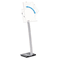 Durable Info Sign Duo Floor Stand, Letter-Size Inserts, 15 x 44-1/2, Clear DBL481423