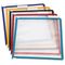Durable InstaView Desk Reference System Replacement Panels, Letter, Assorted, 5/Set DBL554800