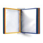 Durable InstaView Expandable Desktop Reference System with Assorted Borders, 10 Panels DBL561200