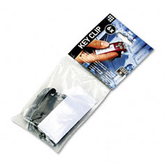 Durable Key Tags for Locking Key Cabinets, Plastic, 1-1/8 x 2-3/4, Black, 6/Pack DBL195701