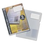 Durable Micro-Cassette Plastic Dictation Folder, Clear, 5/Pack DBL2344