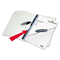 Durable Polypropylene Cover, Swing Clip, Letter, Holds 30 Pages, Clear/Black, 5/Pack DBL226401