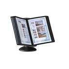 Durable Sherpa Motion Desk System, 10 Panels, Black DBL553901