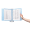 Durable Sherpa Sherpa Style Desk Reference System, 20 Sheet Capacity, Blue/Gray DBL594306