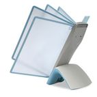 Durable Sherpa Sherpa Style Desk Reference System, 20 Sheet Capacity, Titanium DBL594406