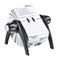 Durable TELINDEX Rotary Address Card File Holds 500 4 1/8 x 2 7/8 Cards, Graphite/Black DBL241601