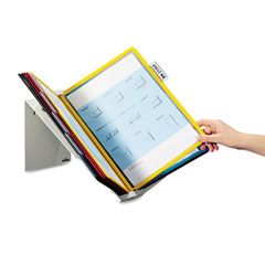 Durable Vario Pro Desktop Reference System, 10 Panels, 9 7/8 x 15 1/2 x 6 1/4 DBL551500