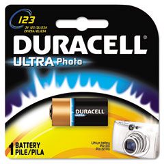 Duracell Ultra High Power Lithium Battery, 123, 3V DURDL123ABPK