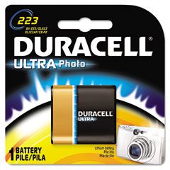 Duracell Ultra High Power Lithium Battery, 223, 6V DURDL223ABPK