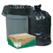 Earthsense Commercial Recycled Can Liners, 33 gal, 1.25 mil, 33 x 39, Black, 100/Carton WBIRNW4050