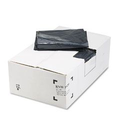 Earthsense Commercial Recycled Can Liners, 55-60 gal, 2 mil, 38 x 58, Black, 100/Carton WBIRNW5820