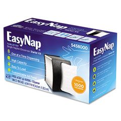 EasyNap Tabletop Napkin Dispenser Starter Kit, 5 x 9 x 14 3/4, Black GEP5458000