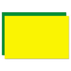 Eco Brites Too Cool Foam Board, 20x30, Fluorescent Yellow/Green, 5/PK GEO27122