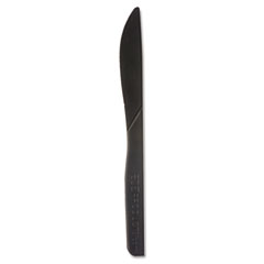 Eco-Products 100% Recycled Content Cutlery, Knife, 6", Black, 1000/Carton ECOEPS111