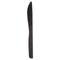 Eco-Products 100% Recycled Content Cutlery, Knife, 6", Black, 1000/Carton ECOEPS111