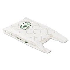 Eco-Products Compostable Plastic Grocery Bags, Medium, White, 500/Carton ECO191127