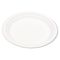 Eco-Products Compostable Sugarcane Dinnerware, 9" Plate, Natural White, 500/Carton ECOEPP013