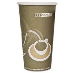 Eco-Products Evolution World 24% PCF Hot Drink Cups, 20 oz., Gray, 1000/Carton ECOEPBRHC20EW