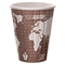 Eco-Products World Art Insulated Compostable Hot Cups, 8 oz., Maroon, 800/Carton ECOEPBNHC8WD