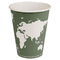 Eco-Products World Art Renewable Resource Compostable Hot Cups, 12 oz, Green, 50/Pack ECOEPBHC12WAPK