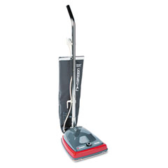 Electrolux Sanitaire Sanitaire Commercial Lightweight Bag-Style Upright Vac, 12 lbs, Gray/Red EUKSC679J