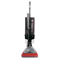 Electrolux Sanitaire Sanitaire Commercial Lightweight Bagless Upright Vacuum, 14 lbs, Gray/Red EUKSC689
