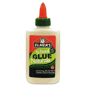 ELMERS School Glue Naturals Clear 4 Oz Bottle (E313)