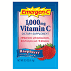 Emergen-C Immune Defense Drink Mix, Raspberry, 0.3 oz Packet, 50/Pack ALAEV280