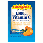 Emergen-C Immune Defense Drink Mix, Tangerine, 0.3 oz Packet, 50/Pack ALAEV281