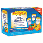 Emergen-C Original Formula, Orange, Tangerine, Raspberry, 0.3 oz Packet, 30/Pack ALAEC003