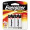 Energizer MAX Alkaline Batteries, 9V, 2 Batteries/Pack EVE522BP2