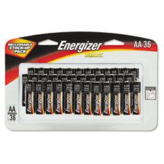 Energizer MAX Alkaline Batteries, AA, 36 Batteries/Pack EVEE91SBP36H