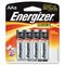 Energizer MAX Alkaline Batteries, AA, 8 Batteries/Pack EVEE91MP8