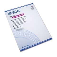 Epson Matte Presentation Paper, 27 lbs., Matte, 16-1/2 x 23-1/2, 30 Sheets/Pack EPSS041079