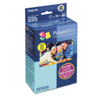 Epson PictureMate Combo Pack 200-Series Ink Cartridge w/100 Matte 4 x 6 Sheets EPST5845M