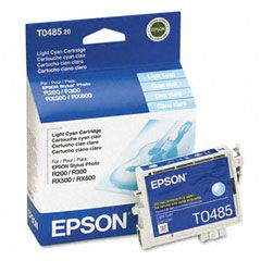 Epson T048520 Quick-Dry Ink, 430 Page-Yield, Light Cyan EPST048520