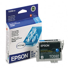 Epson T059220 UltraChrome K3 Ink, 450 Page-Yield, Cyan EPST059220