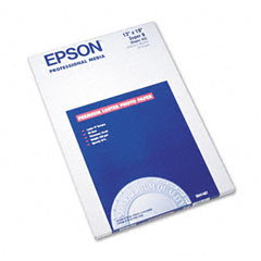 Epson Ultra Premium Photo Paper, 64 lbs., Luster, 13 x 19, 50 Sheets/Pack EPSS041407