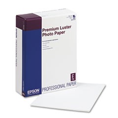 Epson Ultra Premium Photo Paper, Luster, 8-1/2 x 11, 250 Sheets/Pack EPSS041913
